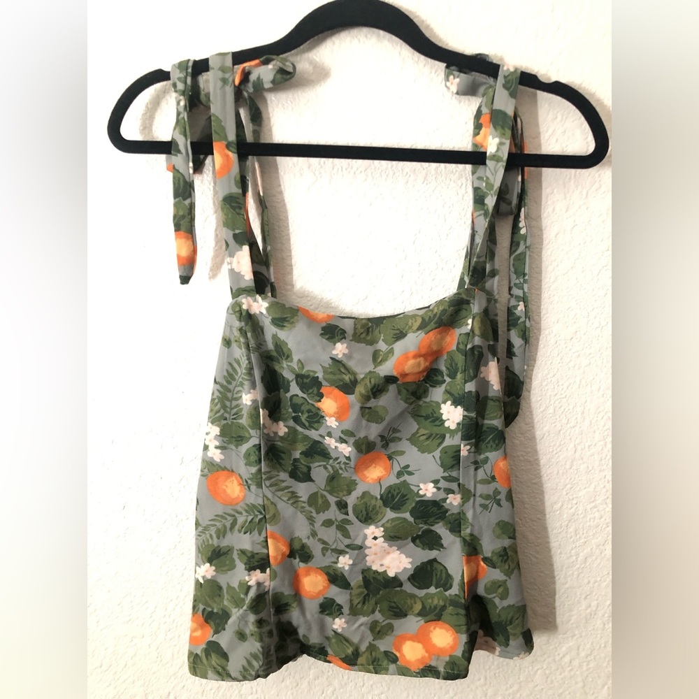 RIHOAS Tie Strap Crop Cami Top